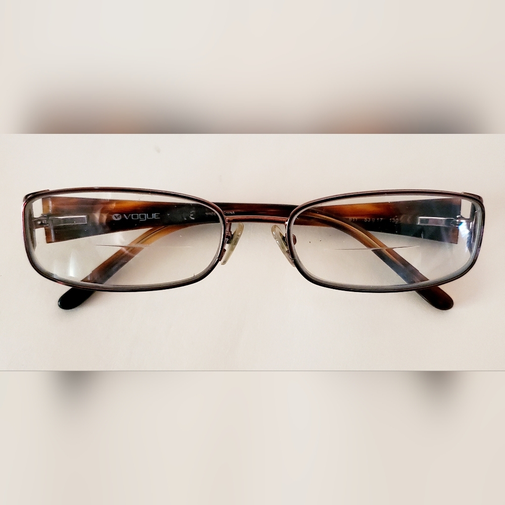 Vogue Eyeglasses Frames VO‎ 3671-B 811 Brown Tortoise Rectangular 53-17-130